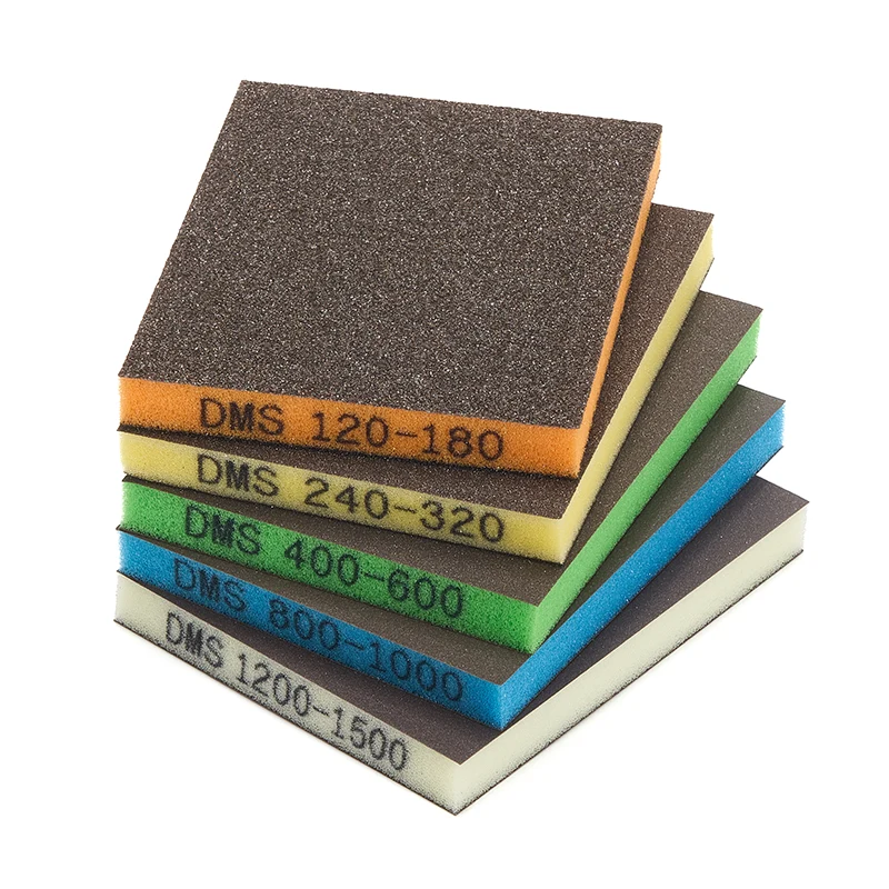 Farebná obojstranná brúsna špongia